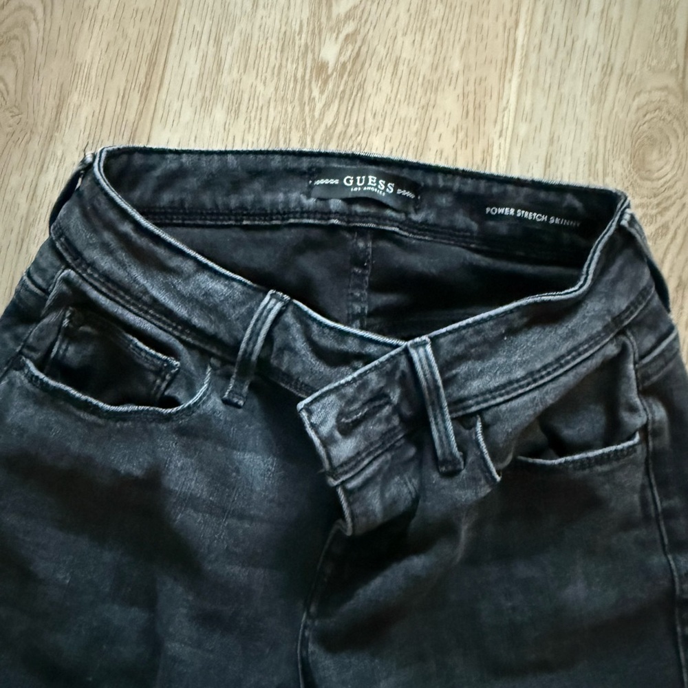 Guess Women's Dark Gray Skinny Jeans - Picture 2 of 4